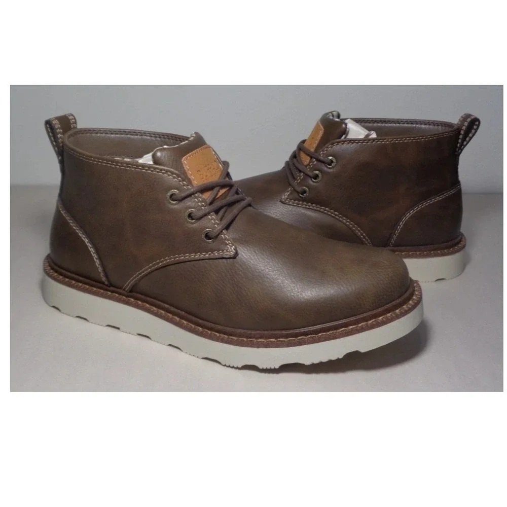 Buffalo David Bitton Metcalf Mens Brown Chukka Boots Memory Foam 9.5 1899633